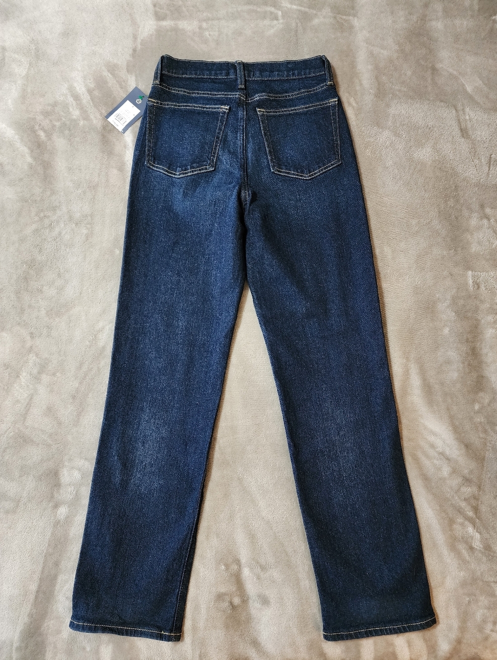 80s Slim Straight Jeans Dark Wash Mid‎ Rise | Universal Thread Size 4 - Picture 8 of 8